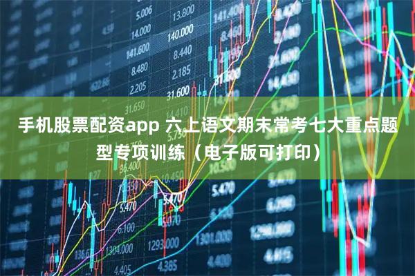 手机股票配资app 六上语文期末常考七大重点题型专项训练（电子版可打印）