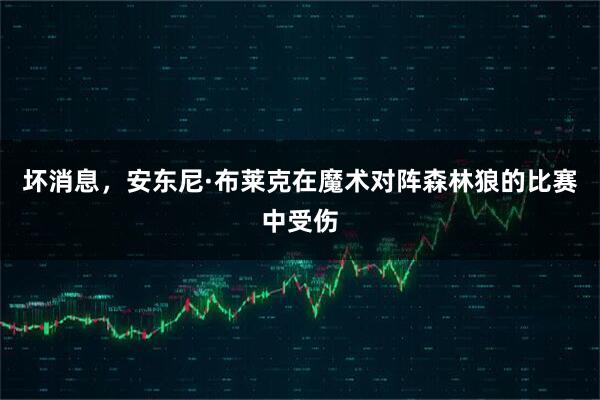 坏消息，安东尼·布莱克在魔术对阵森林狼的比赛中受伤